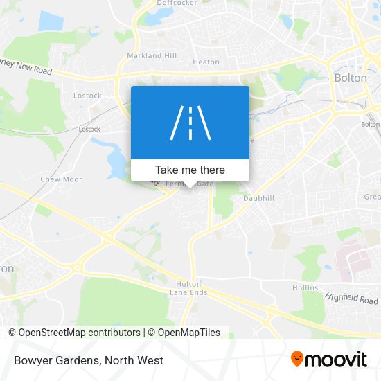 Bowyer Gardens map