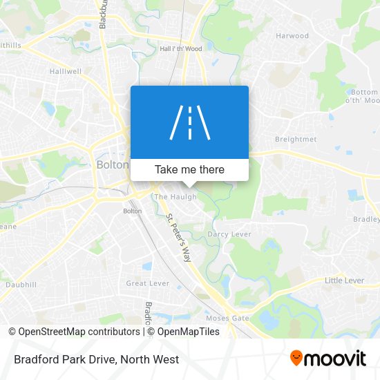 Bradford Park Drive map