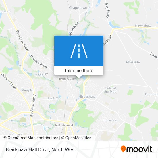 Bradshaw Hall Drive map