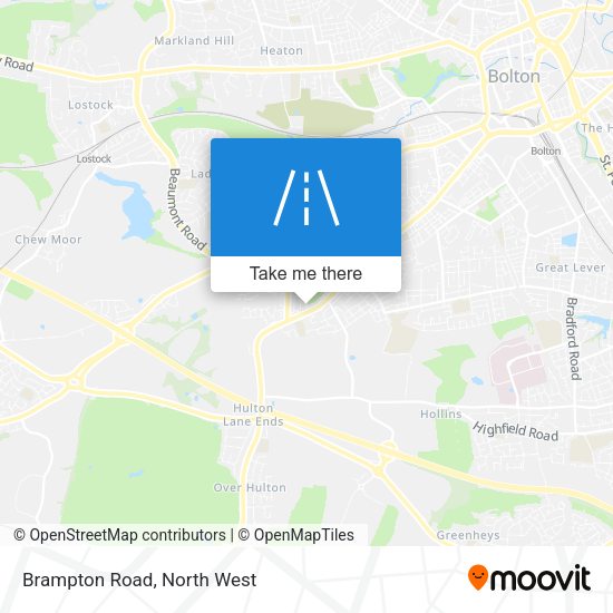 Brampton Road map