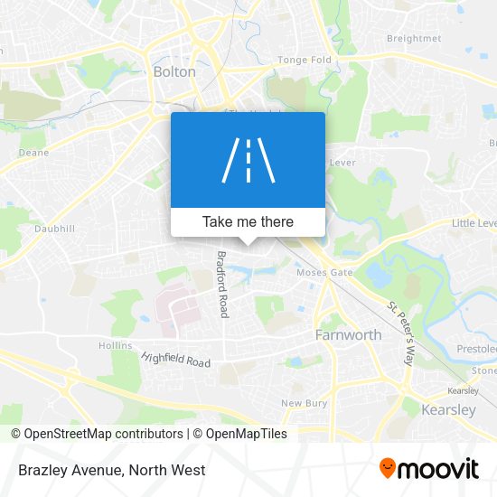 Brazley Avenue map