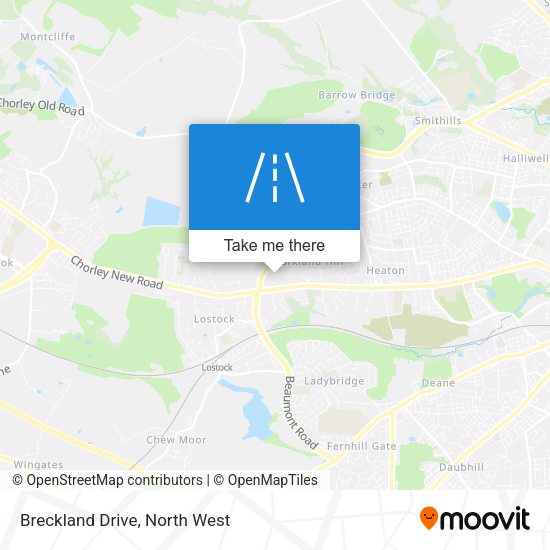 Breckland Drive map