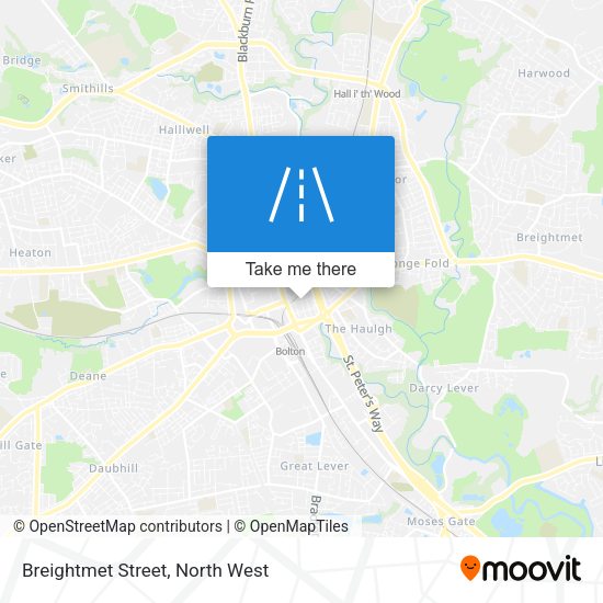 Breightmet Street map