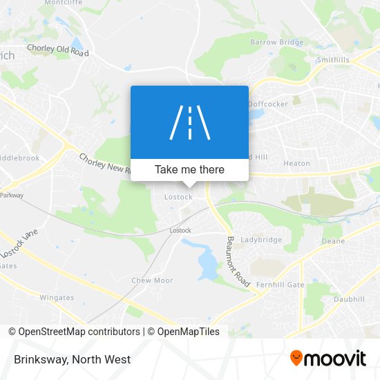Brinksway map