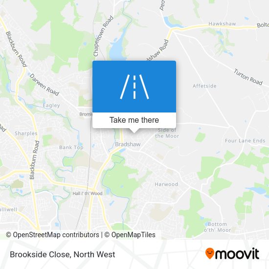 Brookside Close map