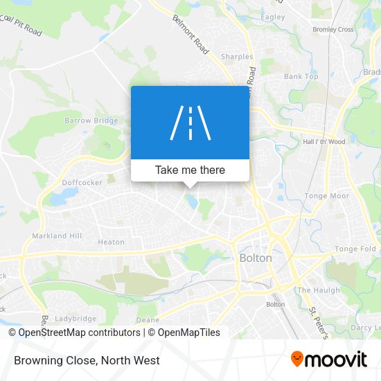 Browning Close map