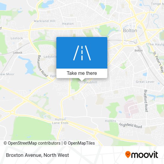 Broxton Avenue map