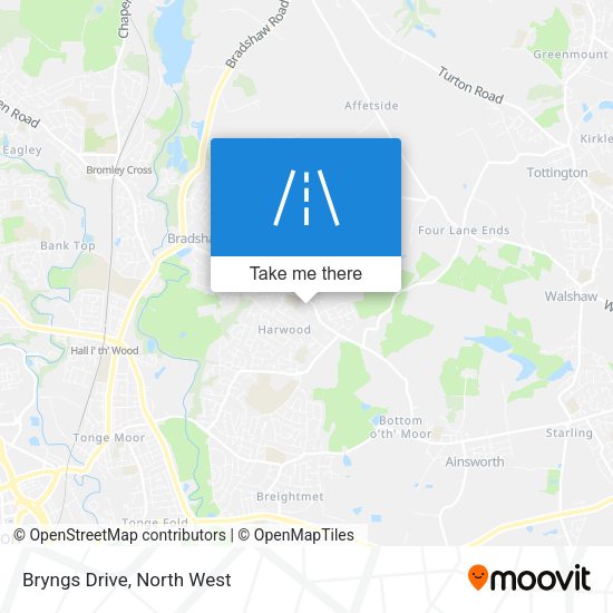 Bryngs Drive map