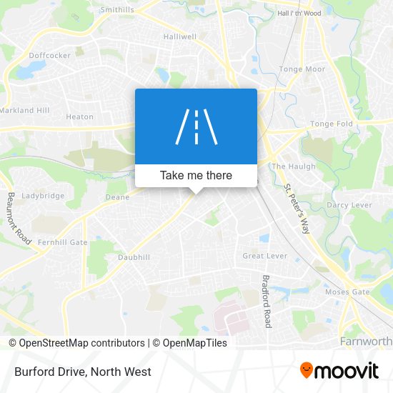 Burford Drive map