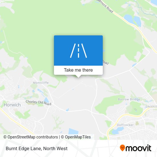 Burnt Edge Lane map