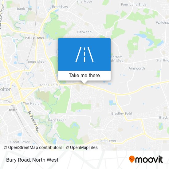 Bury Road map