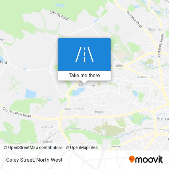 Caley Street map