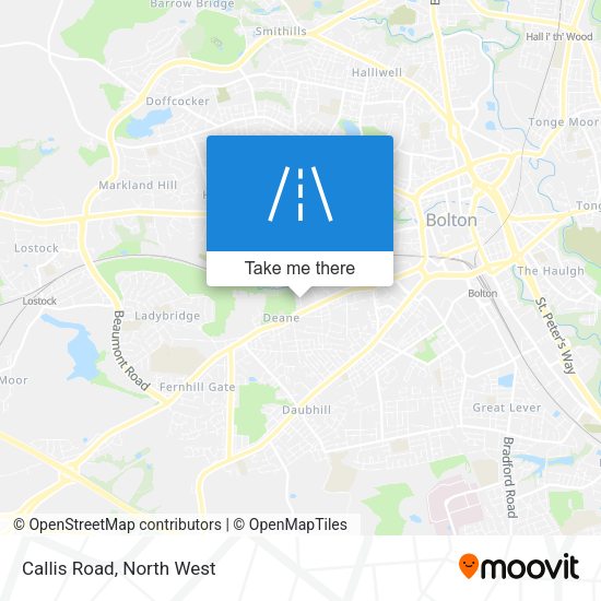 Callis Road map