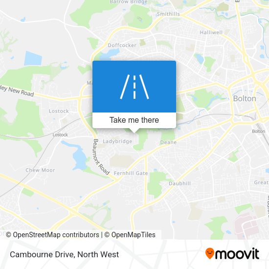Cambourne Drive map