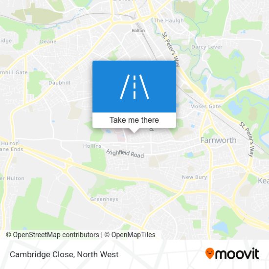 Cambridge Close map