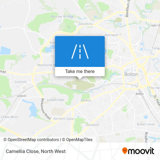 Camellia Close map