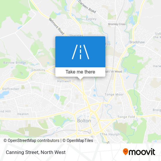 Canning Street map