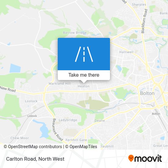 Carlton Road map