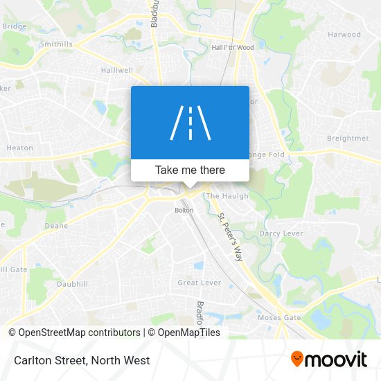 Carlton Street map