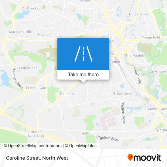 Caroline Street map