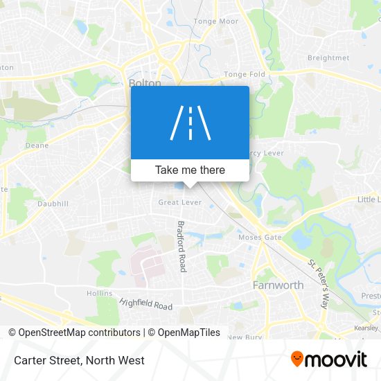 Carter Street map