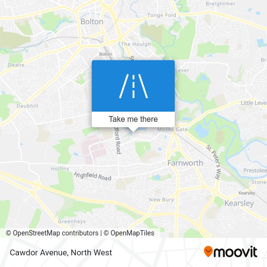 Cawdor Avenue map