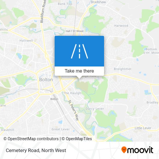 Cemetery Road map