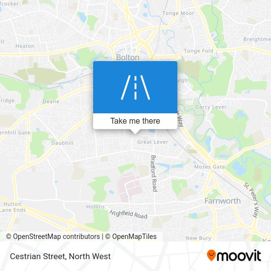 Cestrian Street map