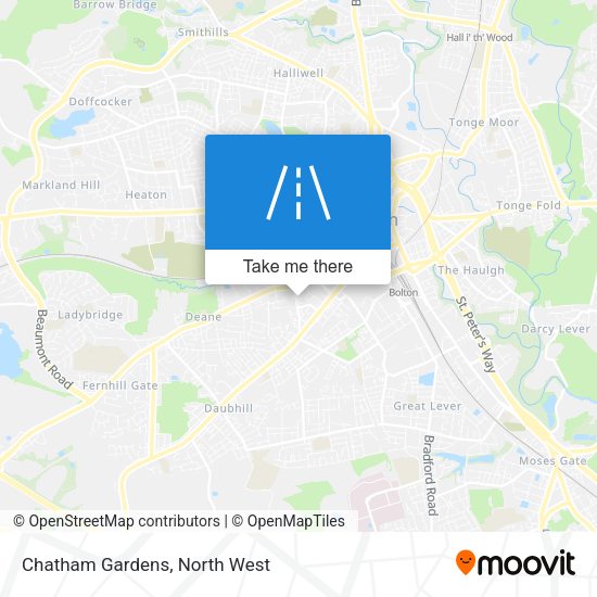 Chatham Gardens map