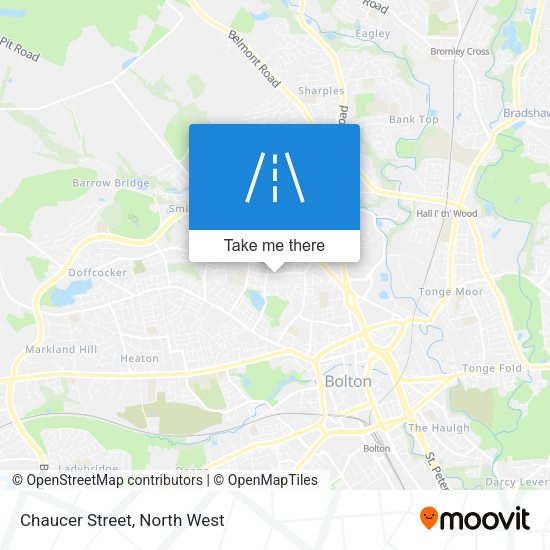 Chaucer Street map