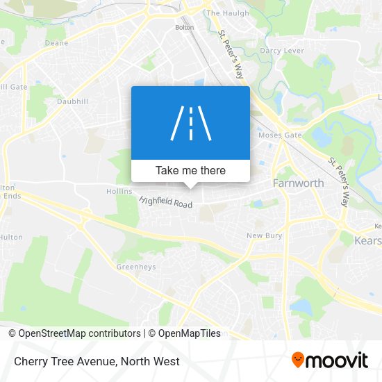 Cherry Tree Avenue map