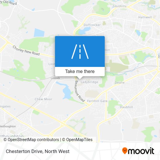 Chesterton Drive map
