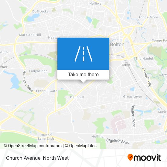 Church Avenue map
