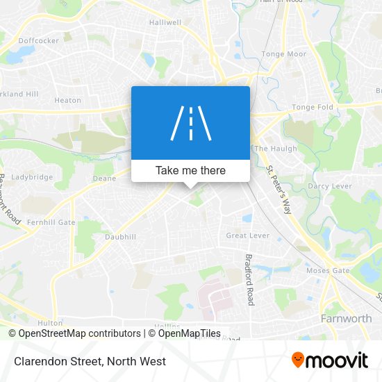 Clarendon Street map
