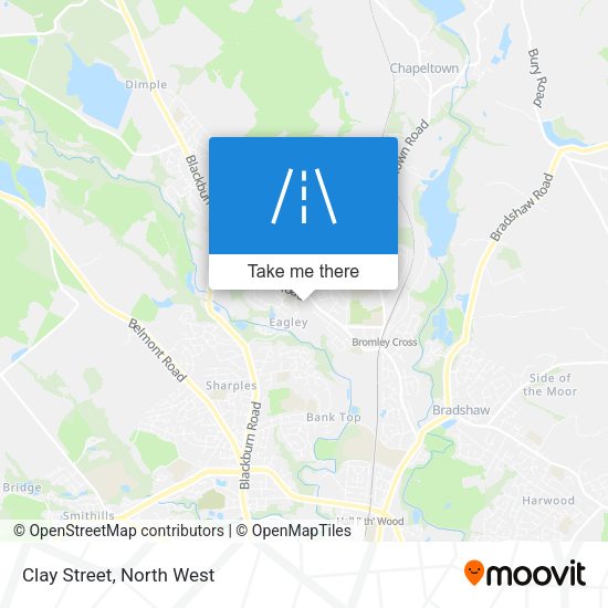 Clay Street map