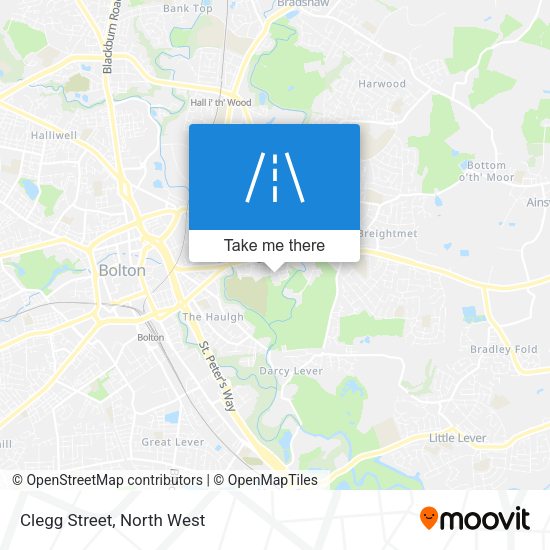 Clegg Street map
