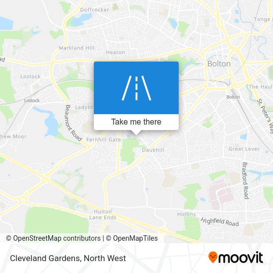 Cleveland Gardens map