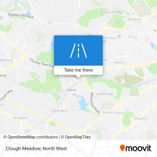 Clough Meadow map