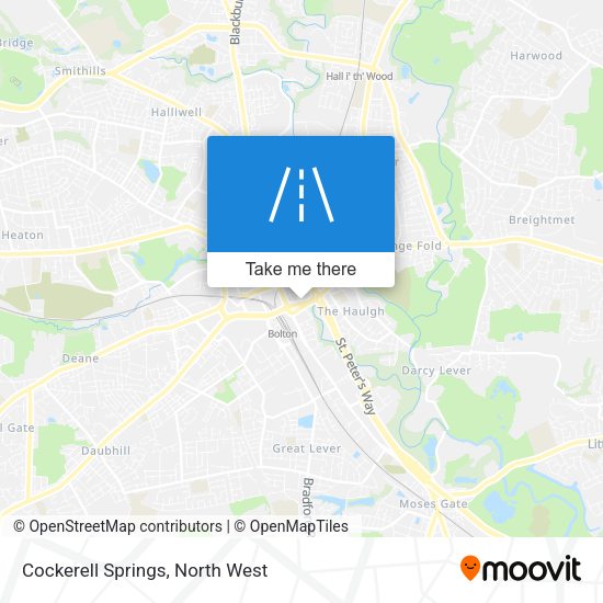 Cockerell Springs map