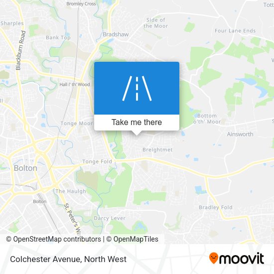 Colchester Avenue map