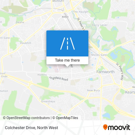 Colchester Drive map