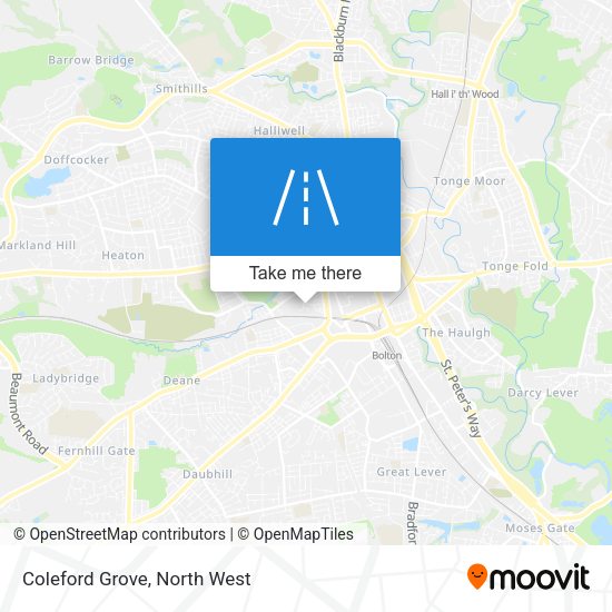 Coleford Grove map