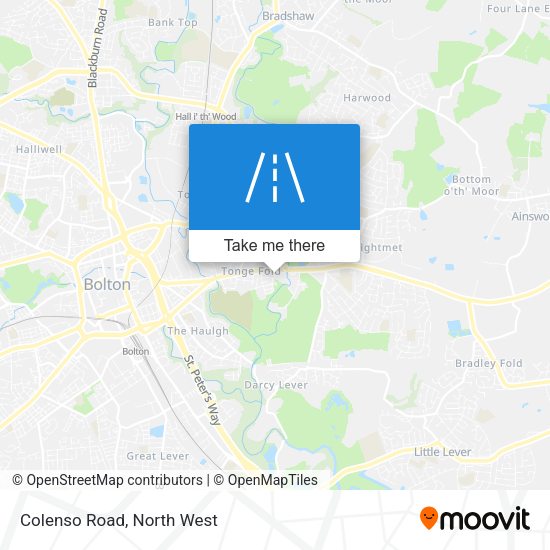 Colenso Road map