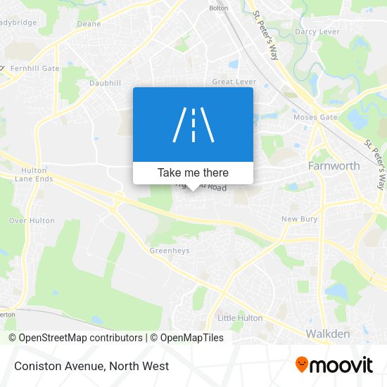 Coniston Avenue map