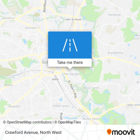 Crawford Avenue map