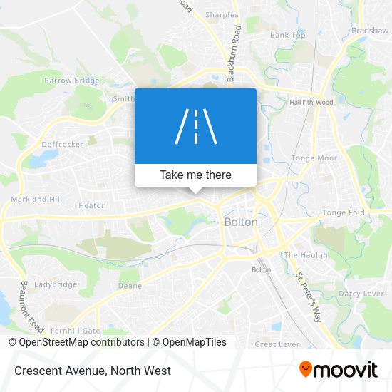 Crescent Avenue map