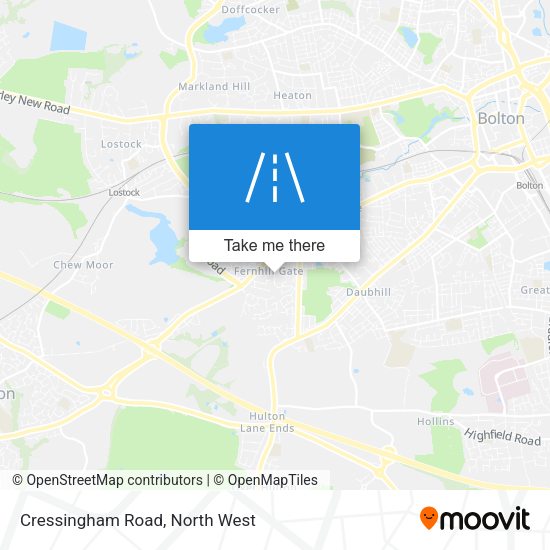 Cressingham Road map