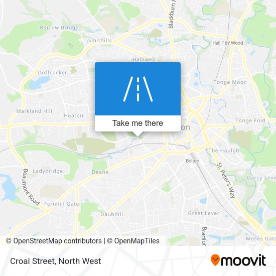 Croal Street map