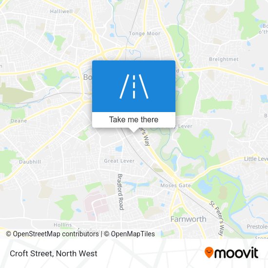 Croft Street map