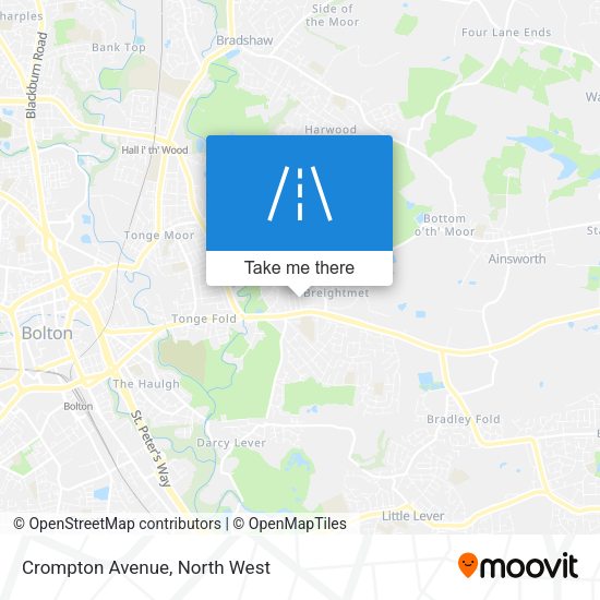 Crompton Avenue map